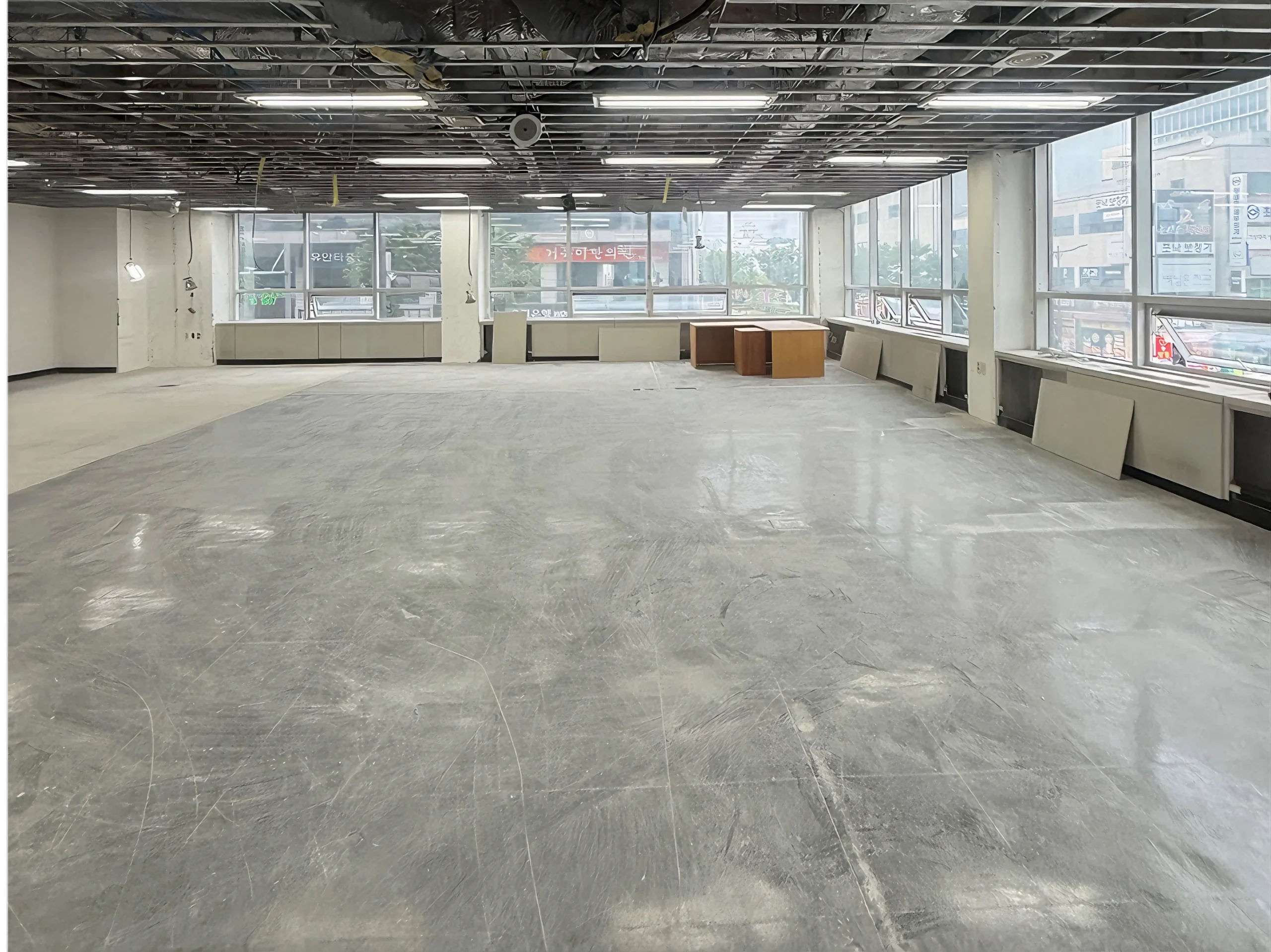 강원산업 철거 작업 후