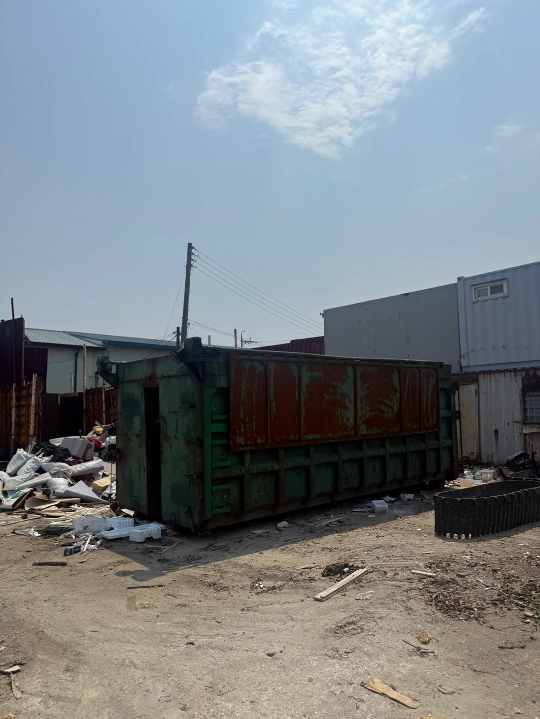 강원산업 폐기물 암롤 박스